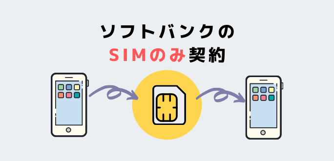 ソフトバンクのSIMのみ契約をオンラインでする手順3ステップ