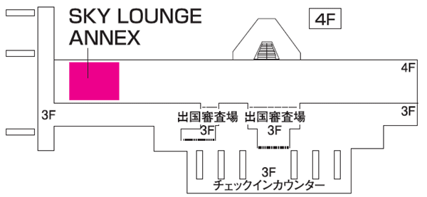 羽田空港　SKY LOUNGE ANNEX