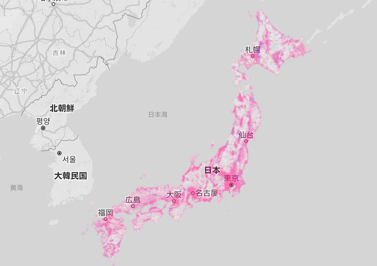 楽天モバイルの通信エリア