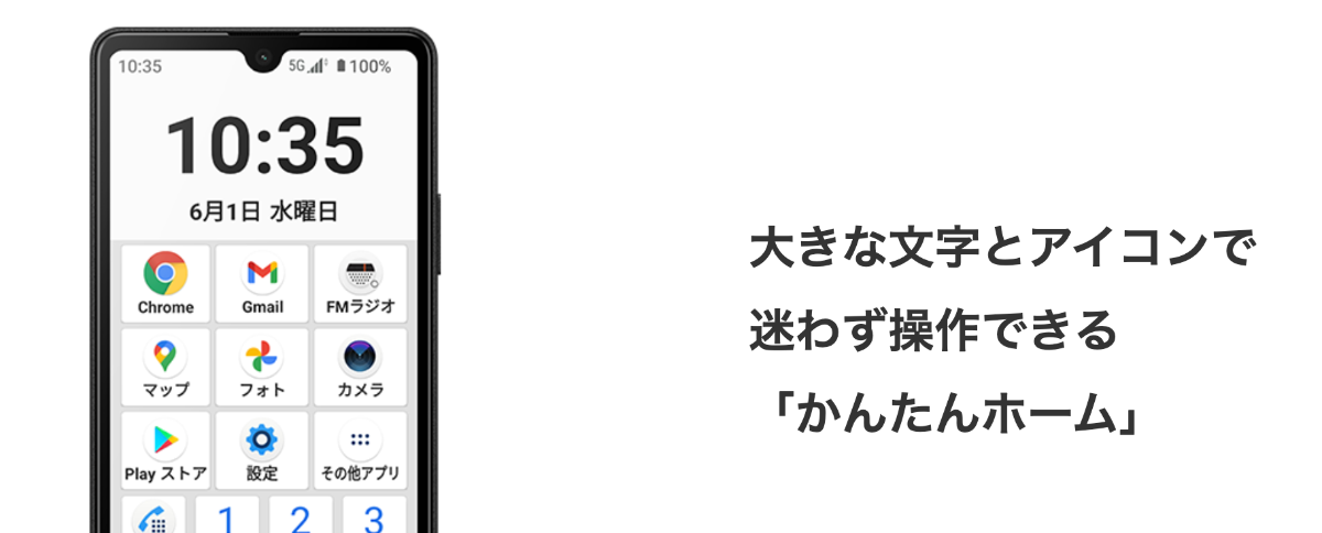 Xperia Ace IIIのかんたんホーム