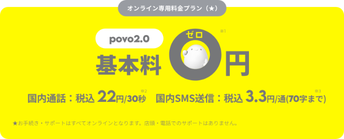 povo2.0 料金