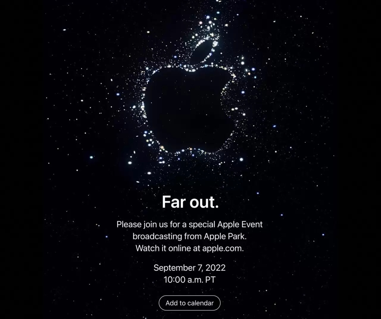 2022年9月7日のAppleEvent