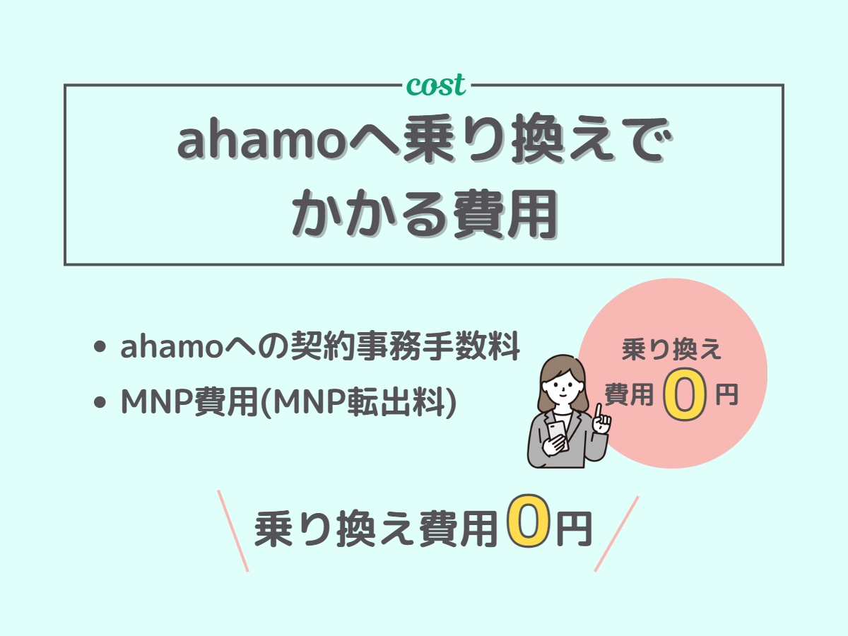 他社からahamo(アハモ)へ乗り換える手順とMNP転入の注意点まとめ