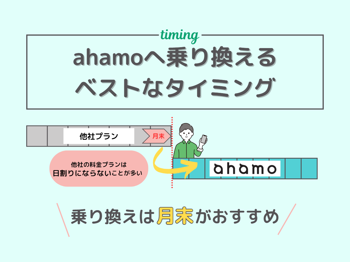 他社からahamo(アハモ)へ乗り換える手順とMNP転入の注意点まとめ