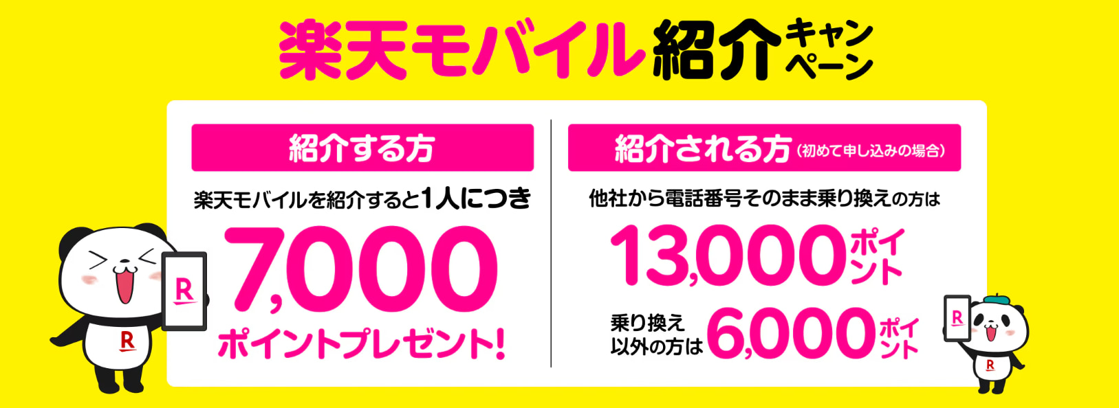 楽天モバイル紹介キャンペーン