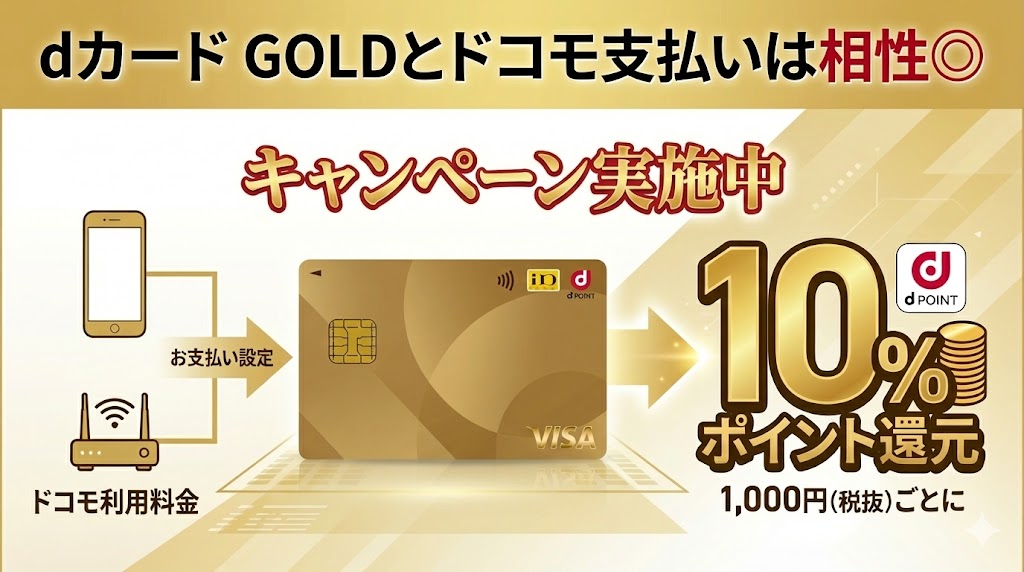 dカード GOLDのキャンペーン紹介画像