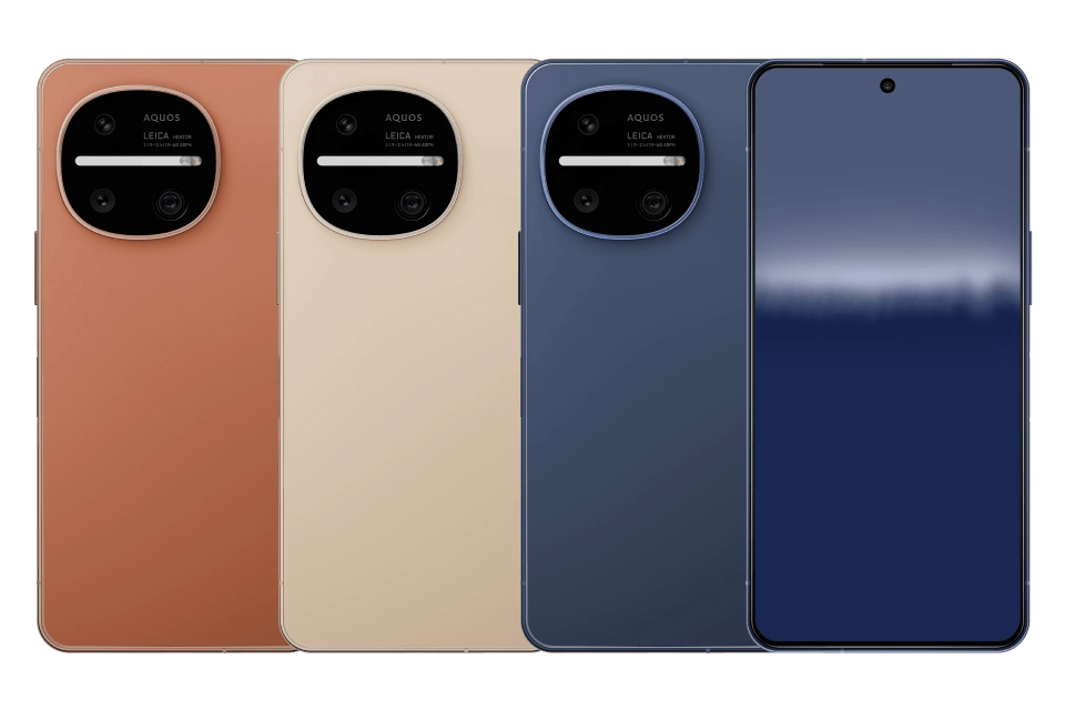 AQUOS R11の3色のカラーバリエーション